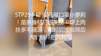 STP29442 双马尾口罩小萝莉！苗条身材纤细美腿！穿上肉丝多毛骚逼，翘起屁股假屌后入，掰开肥穴特写