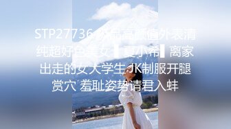 STP27736 极品高颜值外表清纯超好色美女 ▌夏小希▌离家出走的女大学生 JK制服开腿赏穴 羞耻姿势请君入蚌