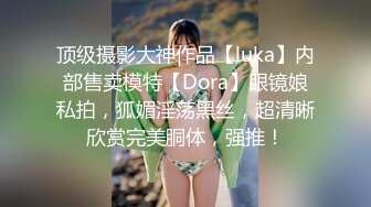 顶级摄影大神作品【luka】内部售卖模特【Dora】眼镜娘私拍，狐媚淫荡黑丝，超清晰欣赏完美胴体，强推！