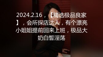 2024.2.16，【精选极品良家】，会所探店达人，有个漂亮小姐姐提前回来上班，极品大奶白皙淫荡