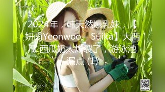 2024年，韩天然爆乳妹，【妍雨Yeonwoo – Suika】大西瓜 西瓜奶太炸裂了，游泳池漏点 (1)